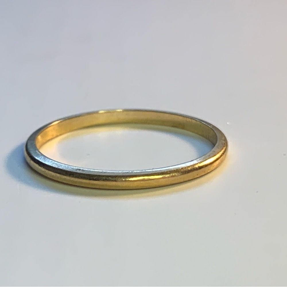 Gold Stackable Women's Thin Band Ring
